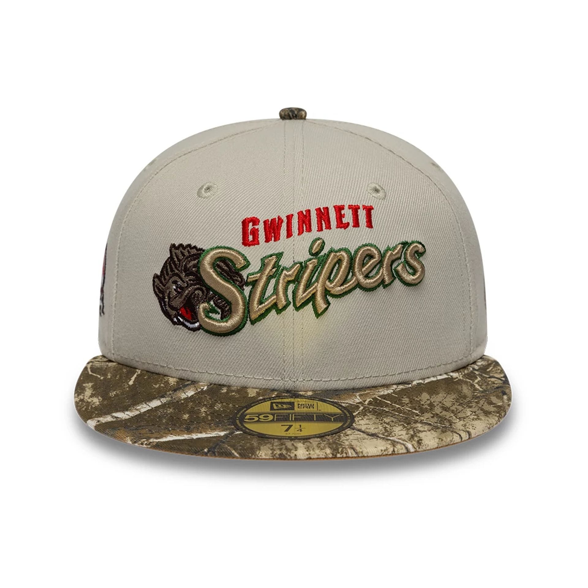 Gwinnett Stripers MiLB Hometown Beige 59FIFTY Fitted Cap-kentox