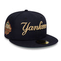 New York Yankees MLB Cooperstown Navy 59FIFTY Fitted Cap-kentox