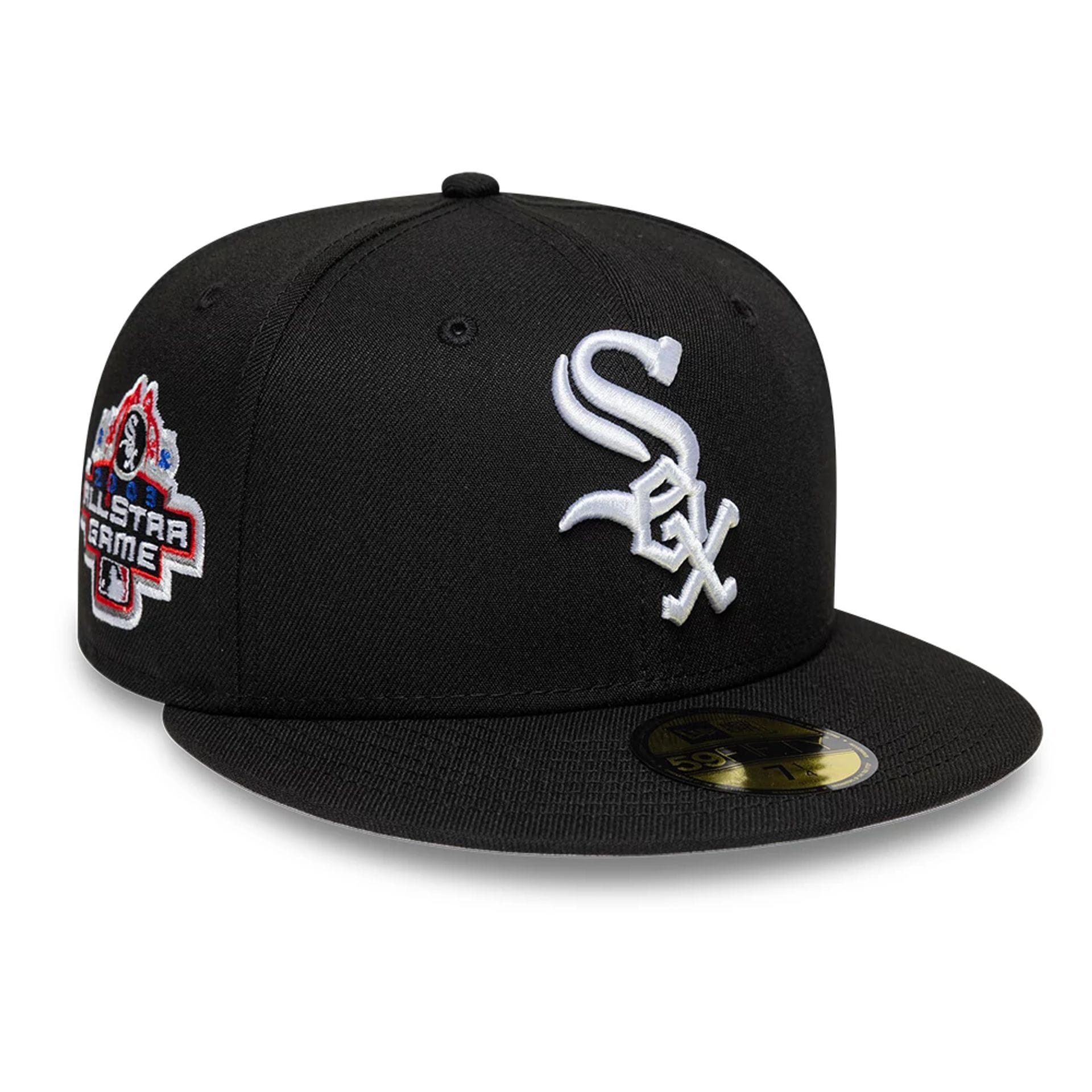 Chicago White Sox MLB Cooperstown Black 59FIFTY Fitted Cap-kentox