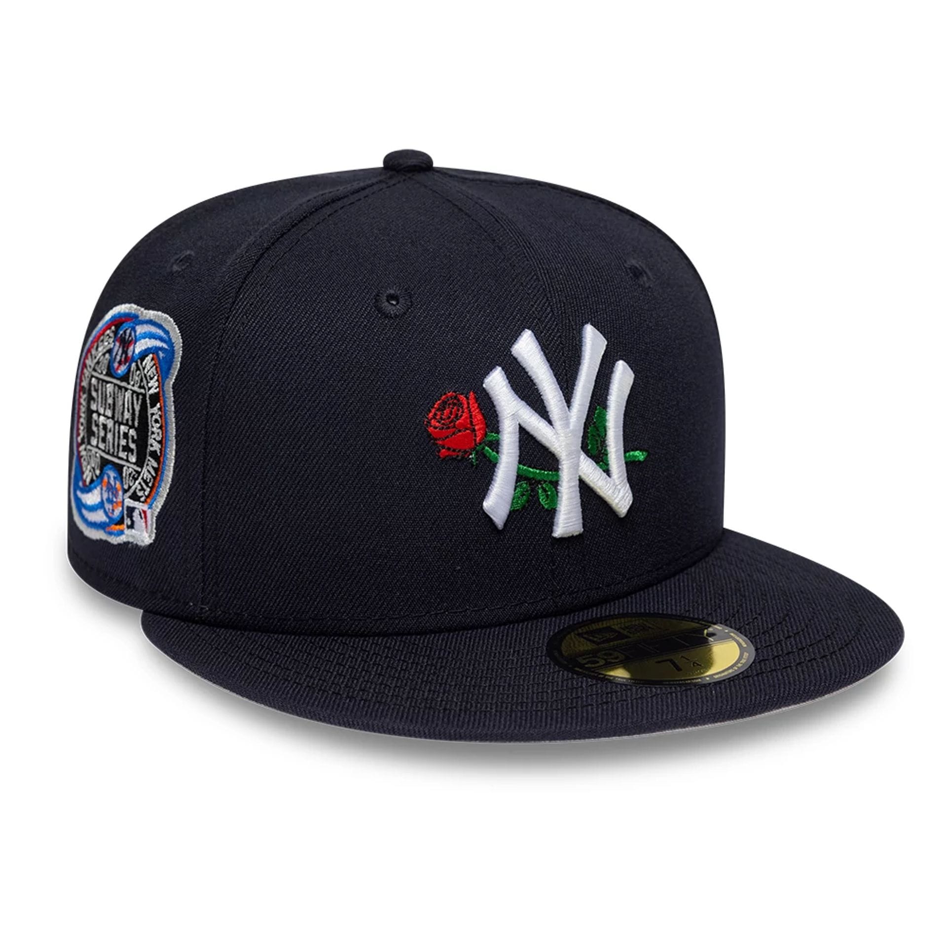New York Yankees MLB Rose Navy 59FIFTY Fitted Cap-kentox
