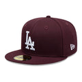 LA Dodgers MLB Dark Purple 59FIFTY Fitted Cap-kentox