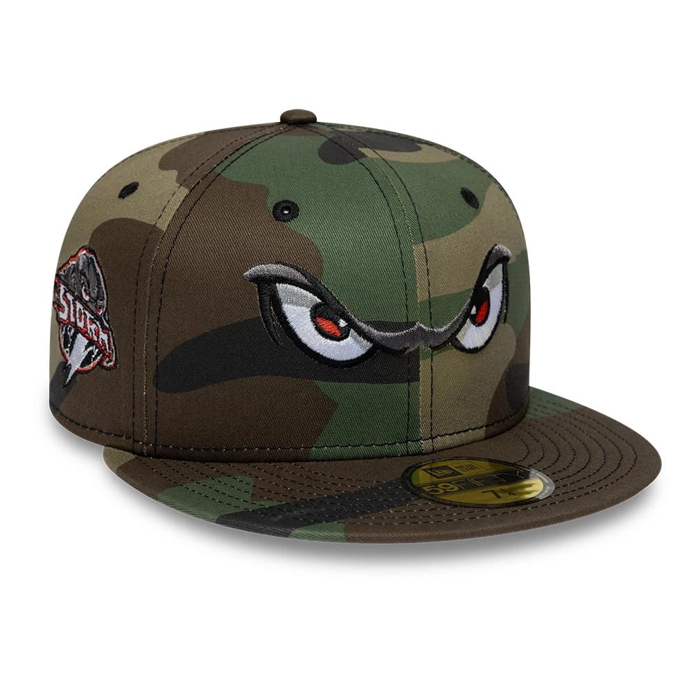 Lake Elsinore Storm MiLB Pinwheel Green 59FIFTY Fitted Cap-kentox