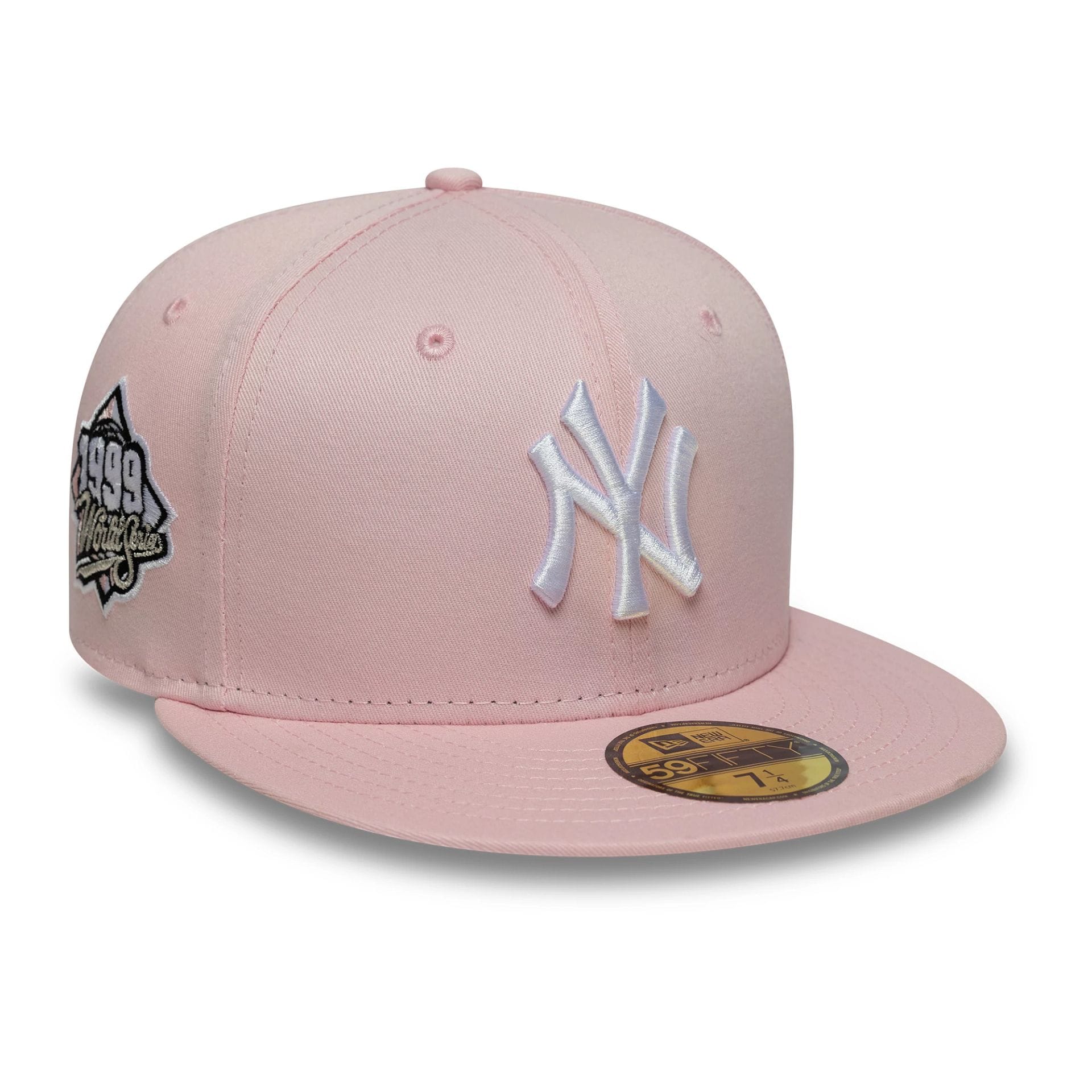 New York Yankees MLB World Series Pink 59FIFTY Fitted Cap-kentox