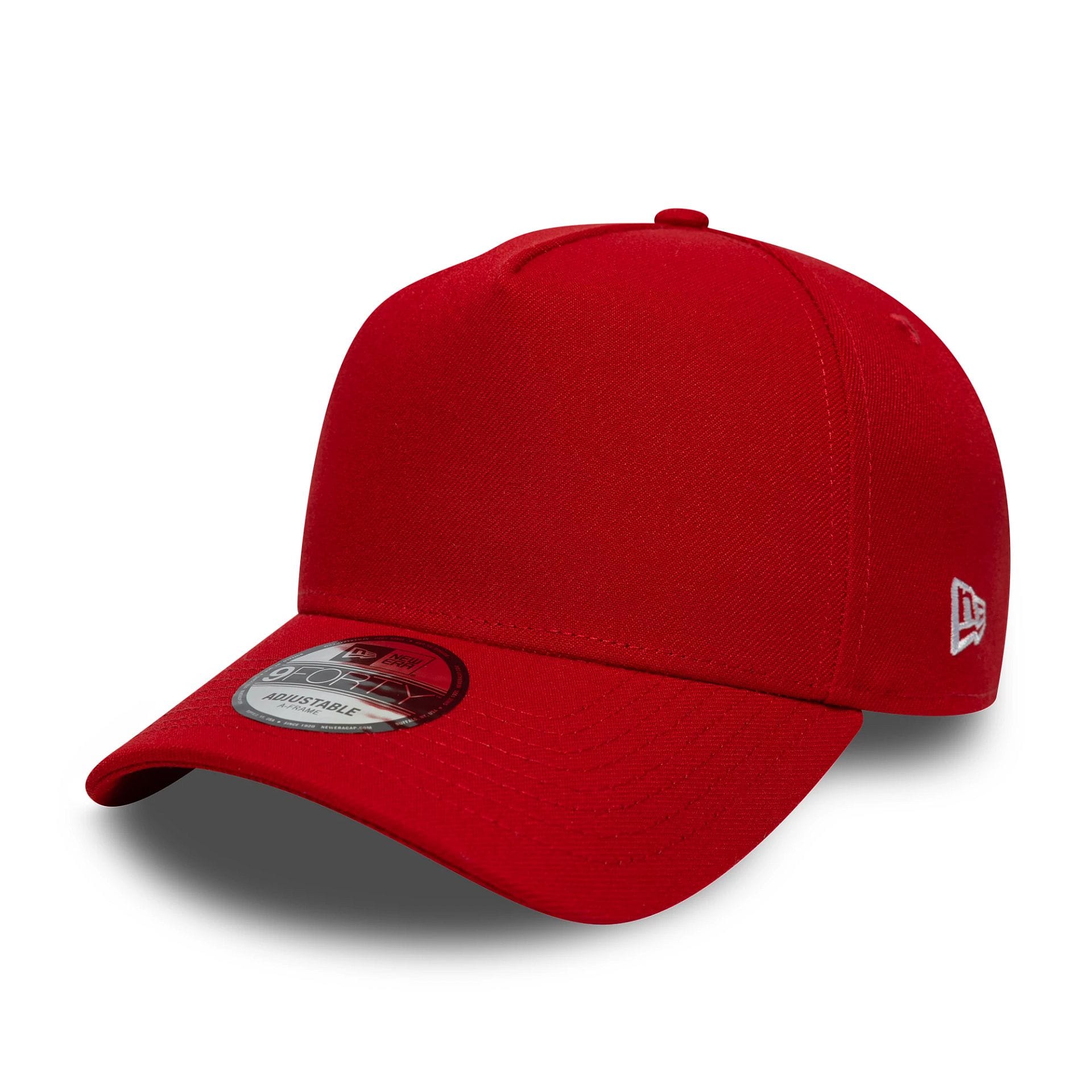 New Era Red 9FORTY A-Frame Adjustable Cap-kentox