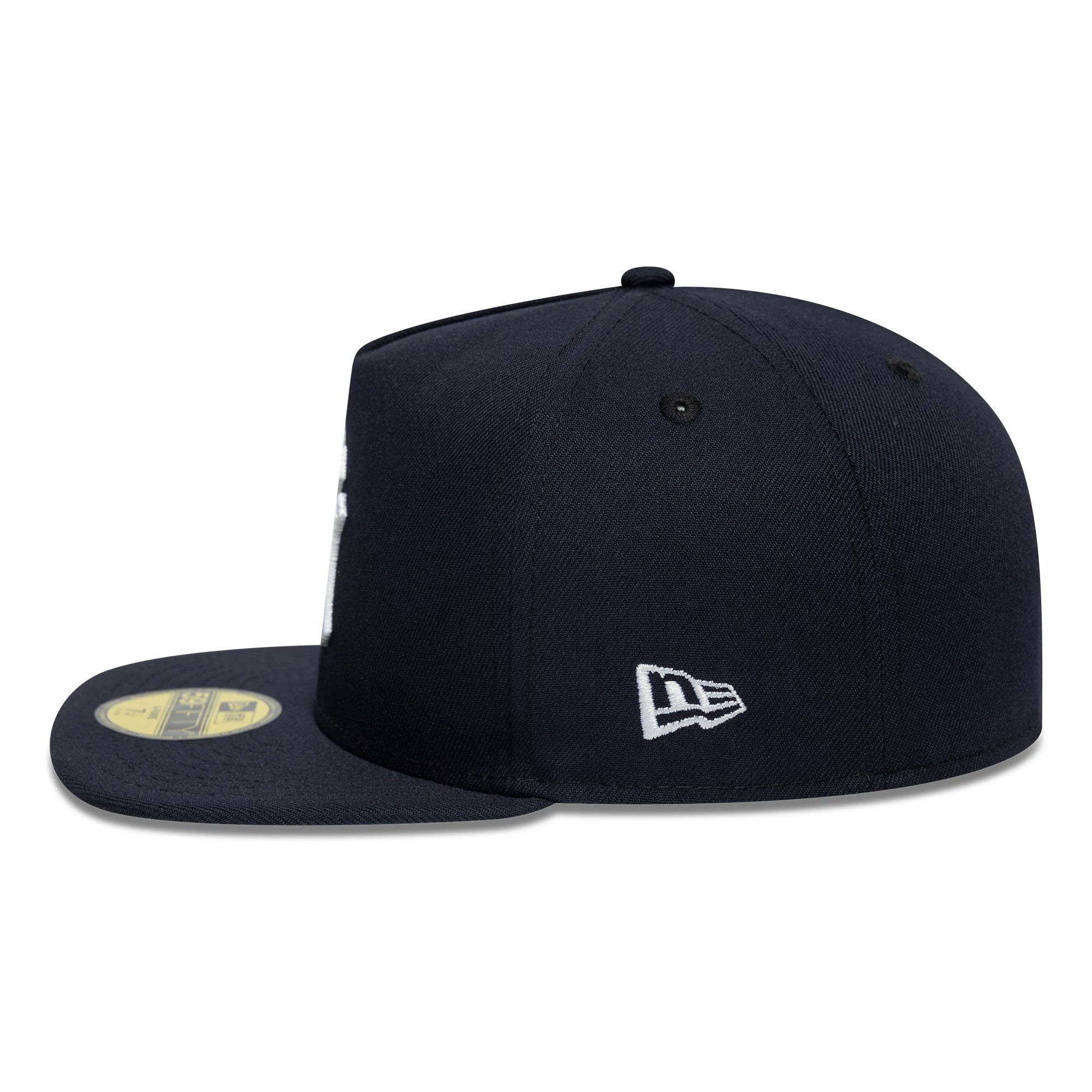 New York Yankees MLB Flat Navy 59FIFTY A-Frame Fitted Cap-kentox