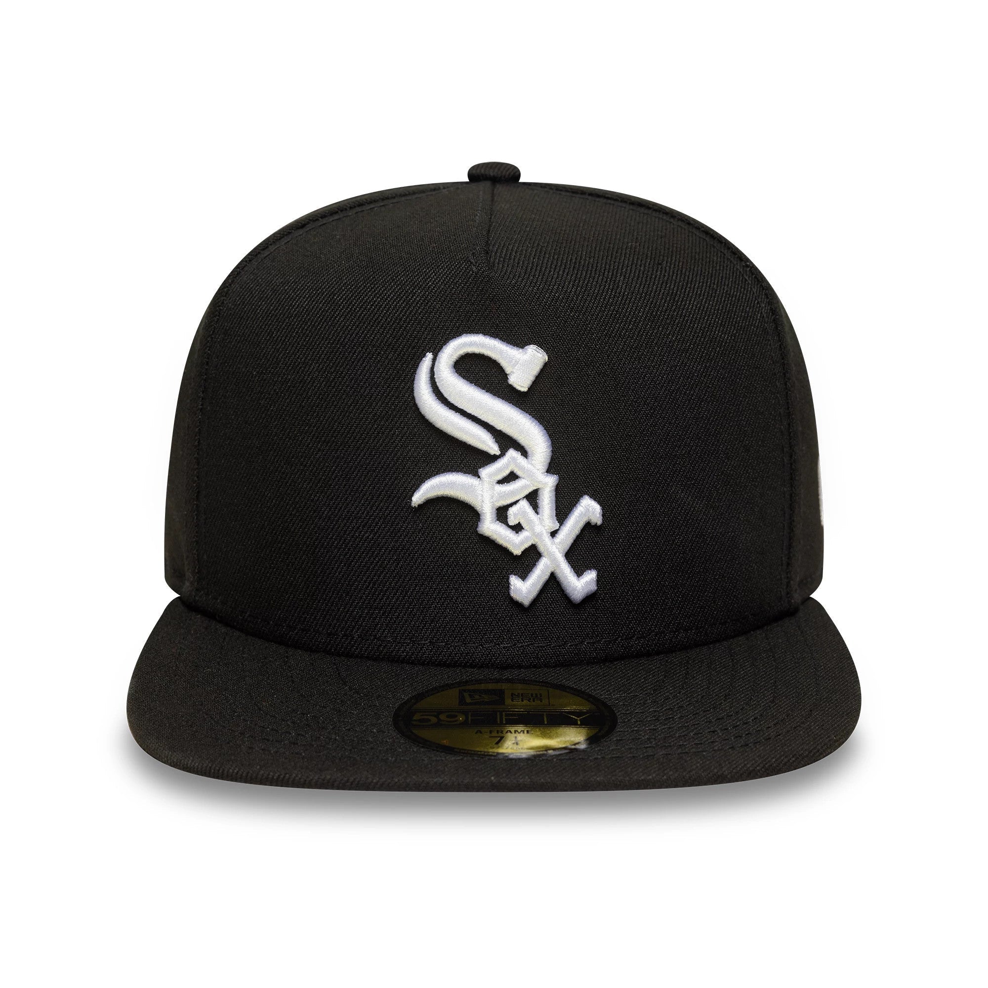 Chicago White Sox MLB Black 59FIFTY A-Frame Fitted Cap-kentox