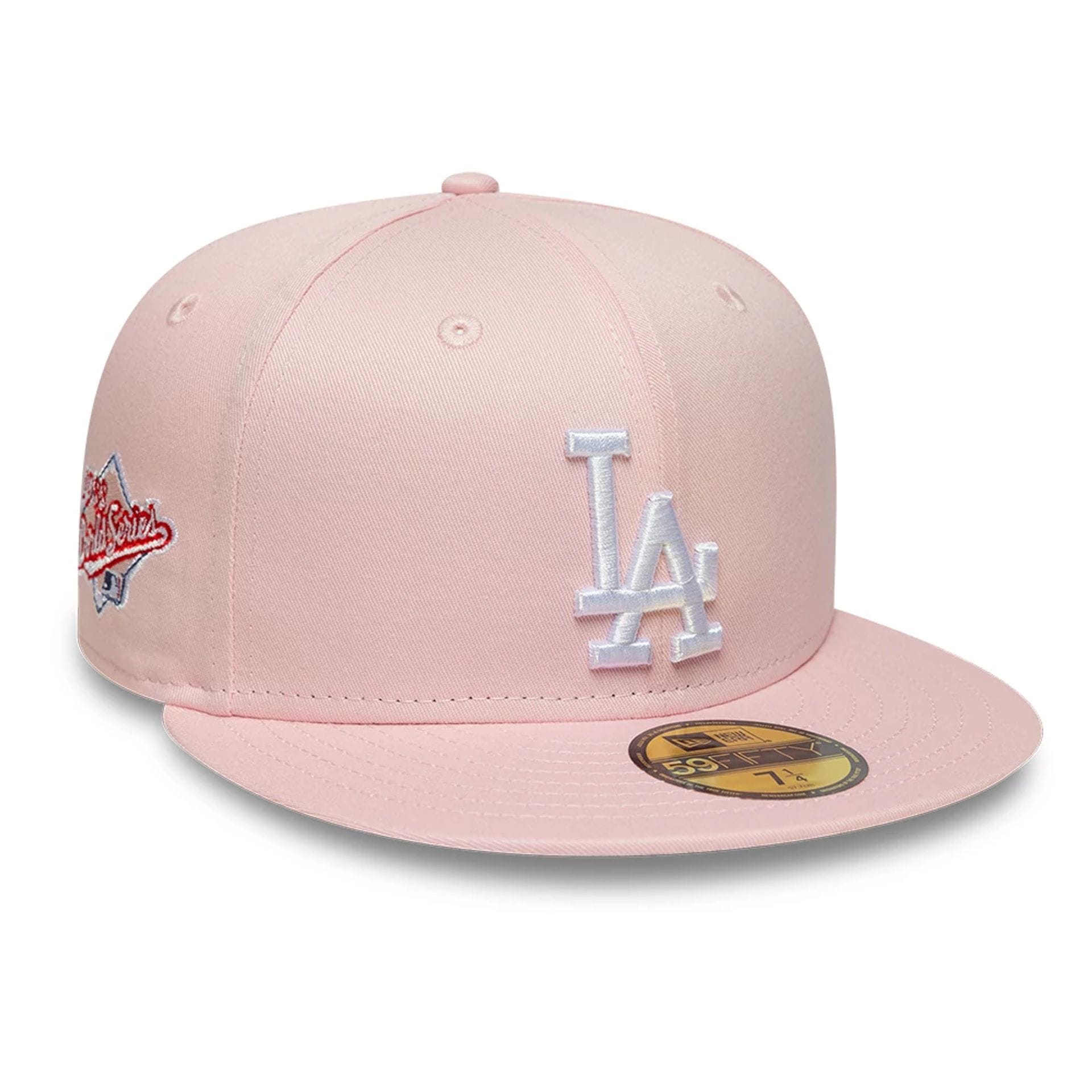 LA Dodgers MLB Pink 59FIFTY Fitted Cap-kentox