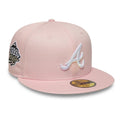 Atlanta Braves MLB Pink 59FIFTY Fitted Cap-kentox