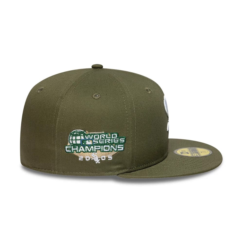 Chicago White Sox MLB Green 59FIFTY Fitted Cap-kentox