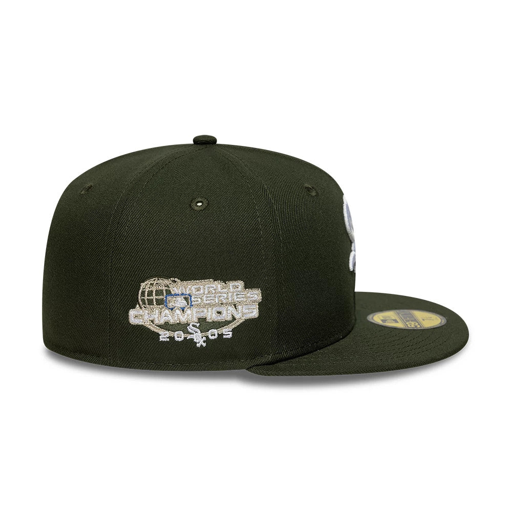 Chicago White Sox MLB Dark Green 59FIFTY Fitted Cap-kentox