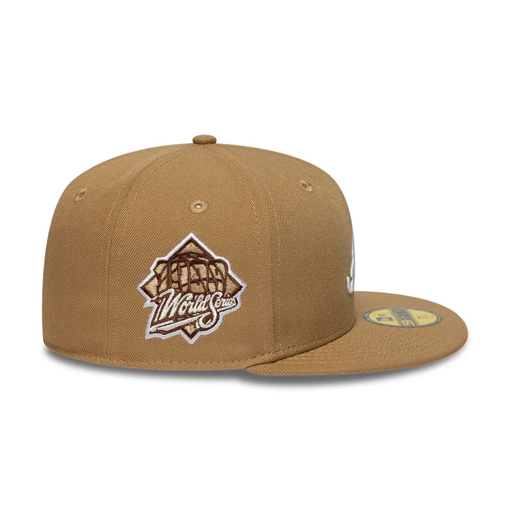 Atlanta Braves MLB Beige 59FIFTY Fitted Cap-kentox