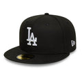 LA Dodgers MLB Black 59FIFTY Fitted Cap-kentox