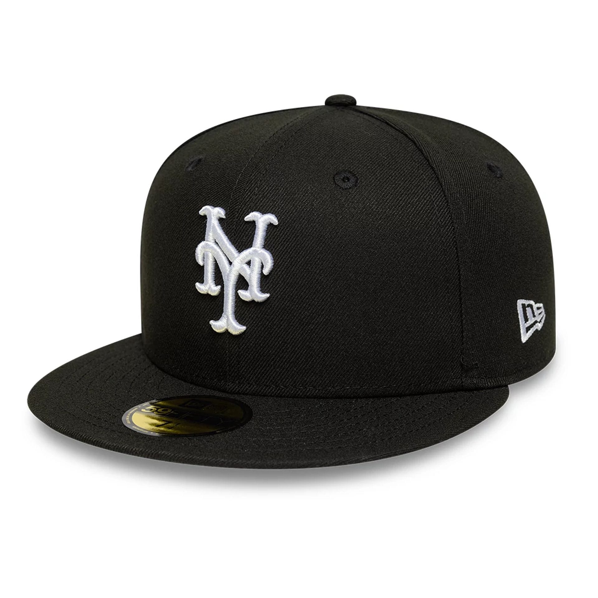 New York Mets MLB Black 59FIFTY Fitted Cap-kentox