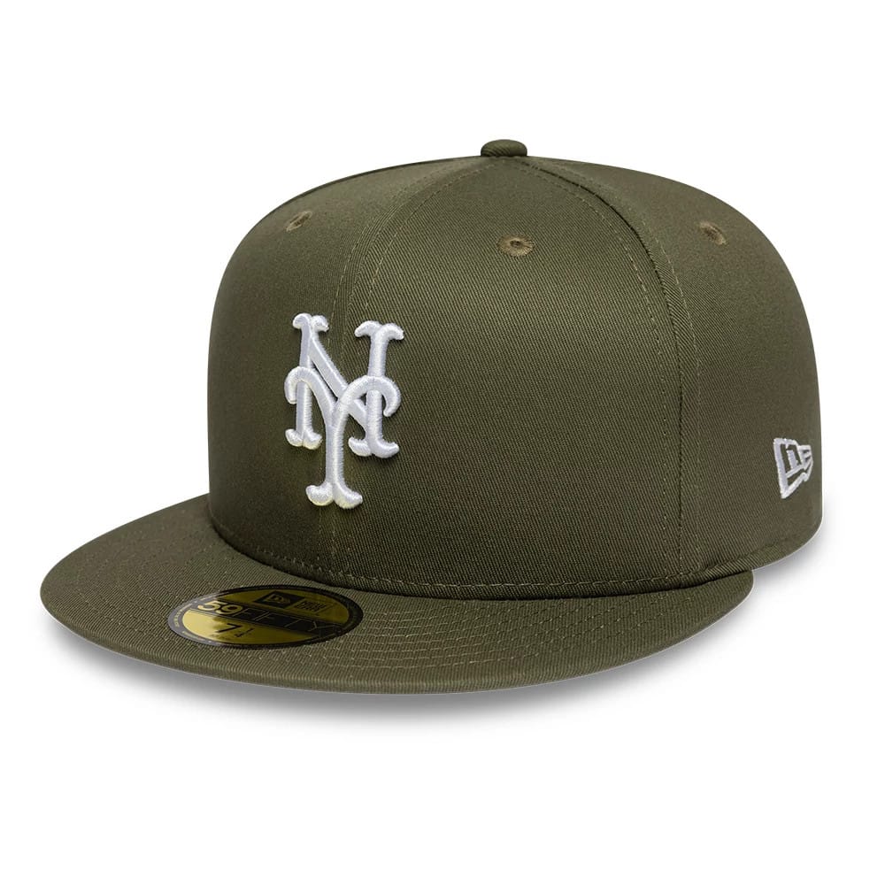 New York Mets MLB Dark Green 59FIFTY Fitted Cap-kentox