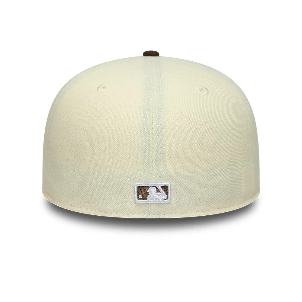Boston Red Sox MLB Cream 59FIFTY A-Frame Fitted Cap-kentox