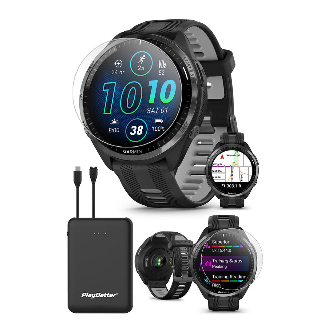 Garmin Forerunner 965 GPS Running & Triathlon Smartwatch (Certified Pre-Owned)