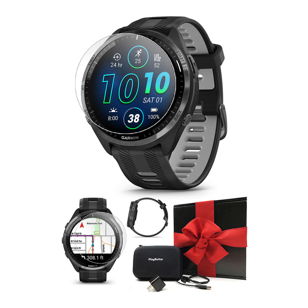 Garmin Forerunner 965 GPS Running & Triathlon Smartwatch (Certified Pre-Owned)