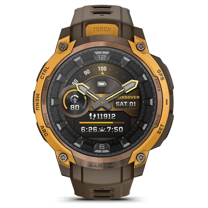 Garmin Instinct Crossover AMOLED Rugged GPS Smartwatch