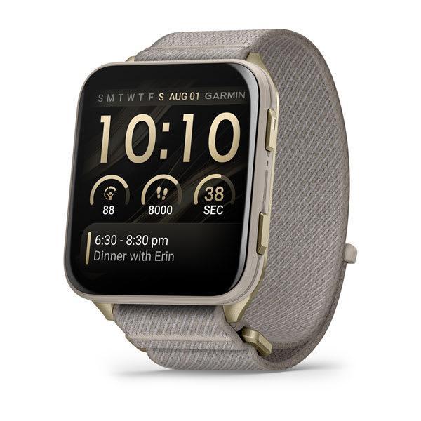 Garmin Venu X1 2-Inch AMOLED Titanium Caseback Fitness Smartwatch