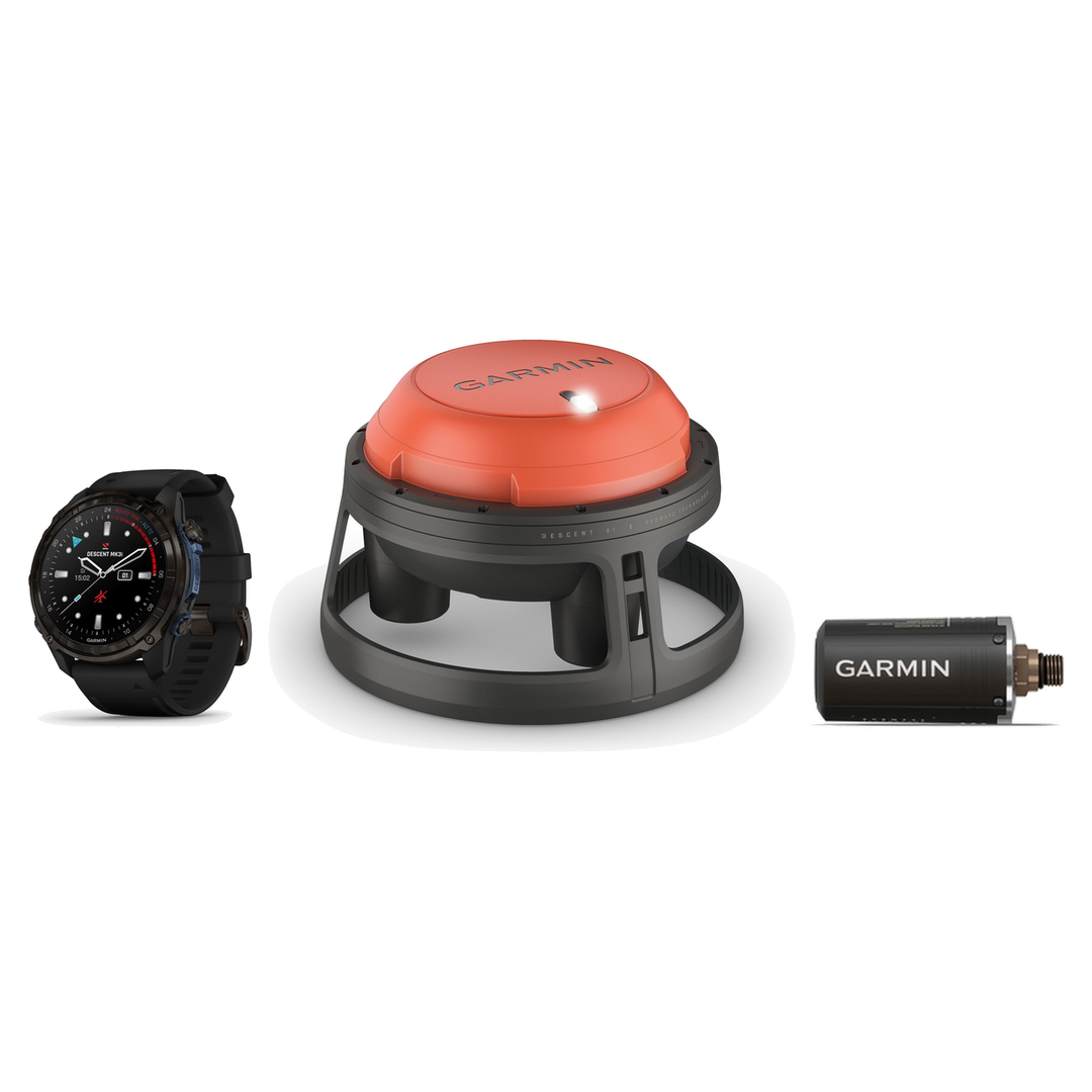 Garmin Descent Mk3i Dive Computer with the T2 Transceiver and S1 Diver Communication Buoy