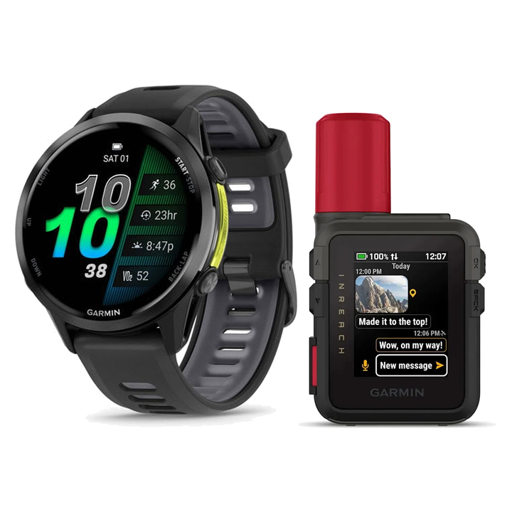 Garmin Forerunner 970 GPS Running Smartwatch with inReach® Mini 3 Plus