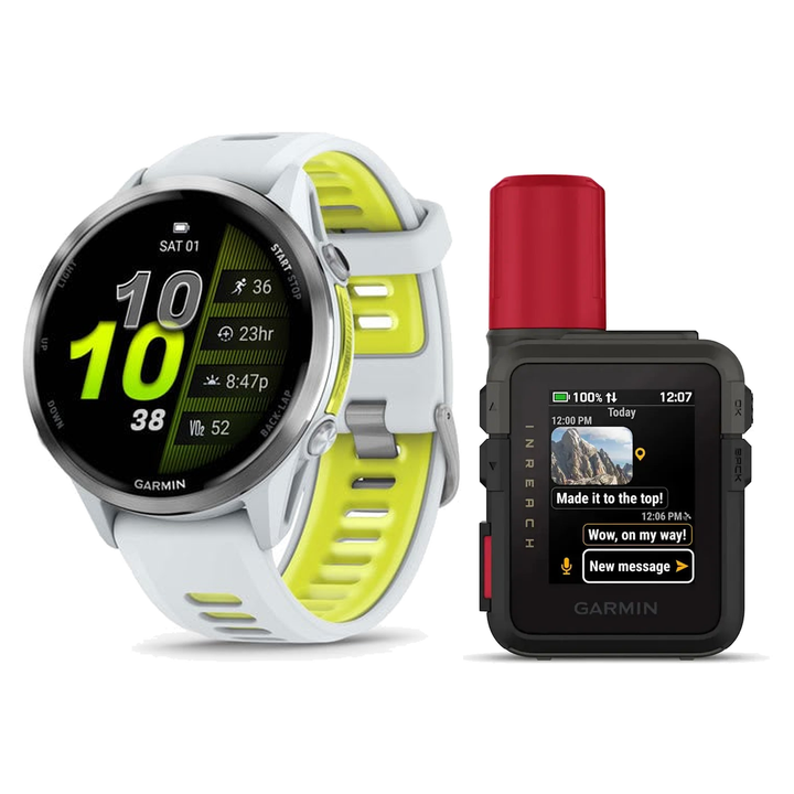 Garmin Forerunner 970 GPS Running Smartwatch with inReach® Mini 3 Plus