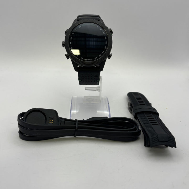 Garmin MARQ Golfer (Gen 2) Carbon Edition w/ Black Band (GPS) - Excellent