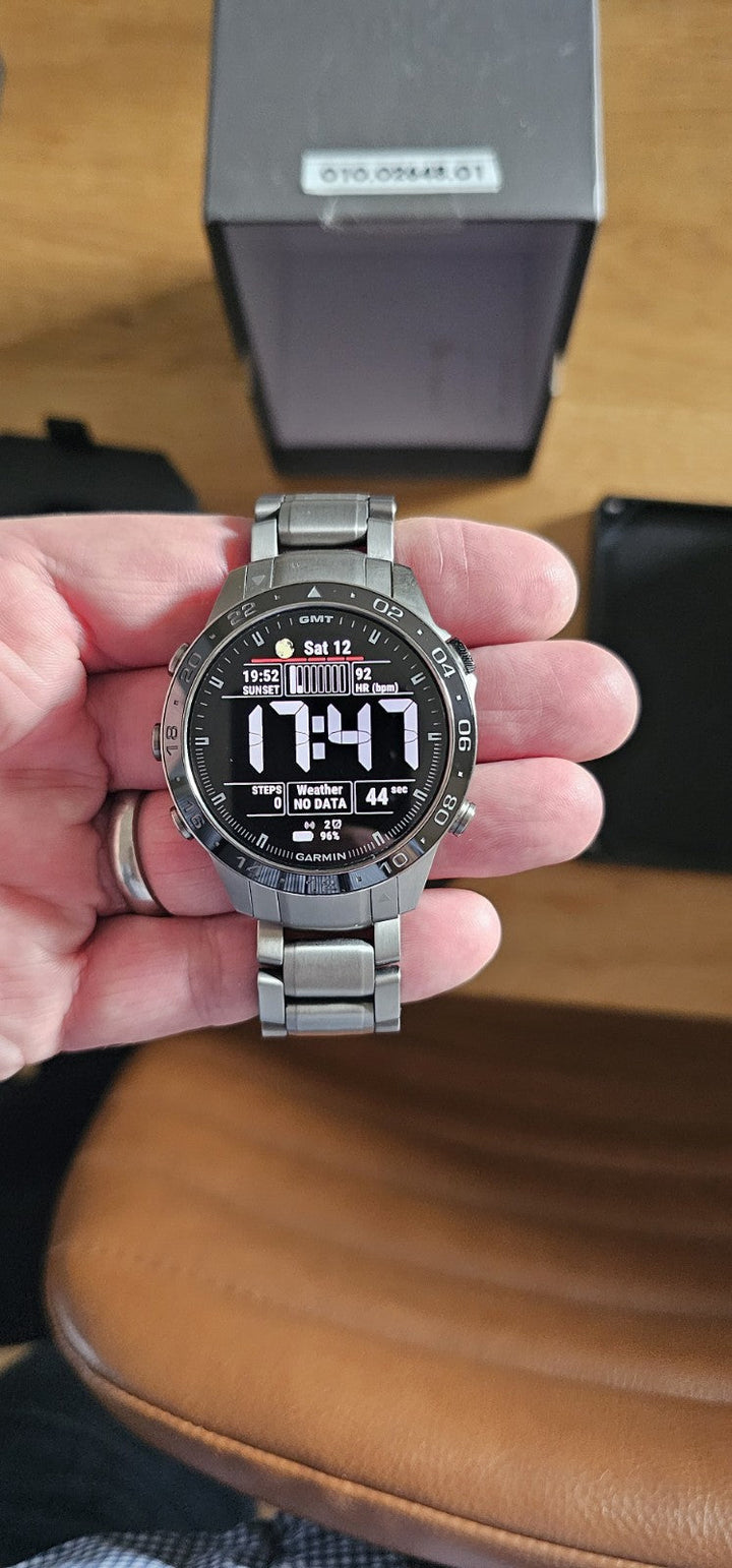 Garmin Marq Aviator Gen 2 Men's Titanium Watch 010-02648-01