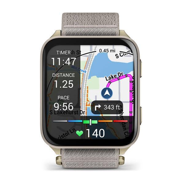 Garmin Venu X1 2-Inch AMOLED Titanium Caseback Fitness Smartwatch