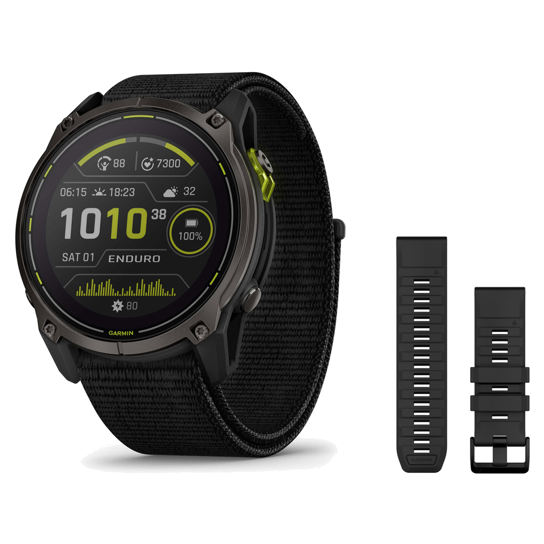Garmin Enduro 3 Smartwatch + QuickFit 26 Band Package